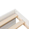 vidaXL Lit de jour avec matelas blanc 90x190 cm bois de pin massif
