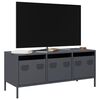 vidaXL Meuble TV anthracite 101,5x39x43,5 cm acier lamin&eacute; &agrave; froid