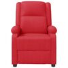 vidaXL Fauteuil inclinable Rouge Similicuir