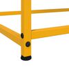 vidaXL Buffet jaune moutarde 100,5x39x107 cm acier