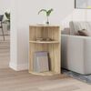 vidaXL Table d'appoint Ch&ecirc;ne Sonoma 29,6 x 29,6 x 60 cm