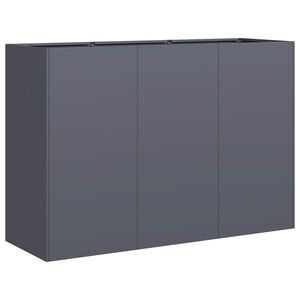 vidaXL Jardini&egrave;re anthracite 120x40x80 cm acier lamin&eacute; &agrave; froid