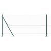 vidaXL Poteau de cl&ocirc;ture. Vert 25 x 0,8 m (maillage de 36 mm)