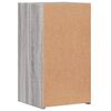 vidaXL Tables de chevet 2 pcs sonoma gris 35x34x65cm bois d'ing&eacute;nierie