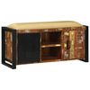 vidaXL Cabinet Banc Multicolore Bois massif de r&eacute;cup&eacute;ration
