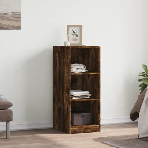 vidaXL Garde-robe ch&ecirc;ne fum&eacute; 48x41x102 cm bois d'ing&eacute;nierie