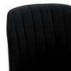 vidaXL Chaises pivotantes &agrave; manger lot de 6 noir velours