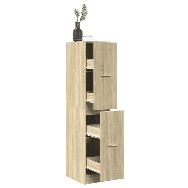 vidaXL Armoire d'apothicaire Ch&ecirc;ne Sonoma 30x41x144,5 cm Bois d'ing&eacute;nierie