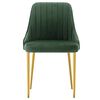 vidaXL Chaises &agrave; manger lot de 6 vert fonc&eacute; velours