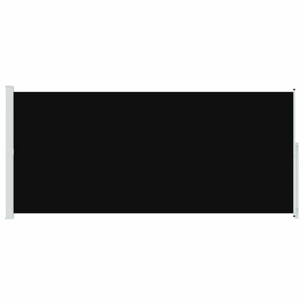 vidaXL Auvent lat&eacute;ral r&eacute;tractable de patio 220x500 cm Noir