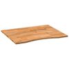 vidaXL Dessus de bureau marron clair bois ch&ecirc;ne massif rectangulaire