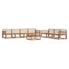 vidaXL Ensemble de canap&eacute;s d'ext&eacute;rieur 8 pcs Naturel