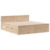vidaXL Lit biblioth&egrave;que sans matelas 180x200 cm bois massif de pin