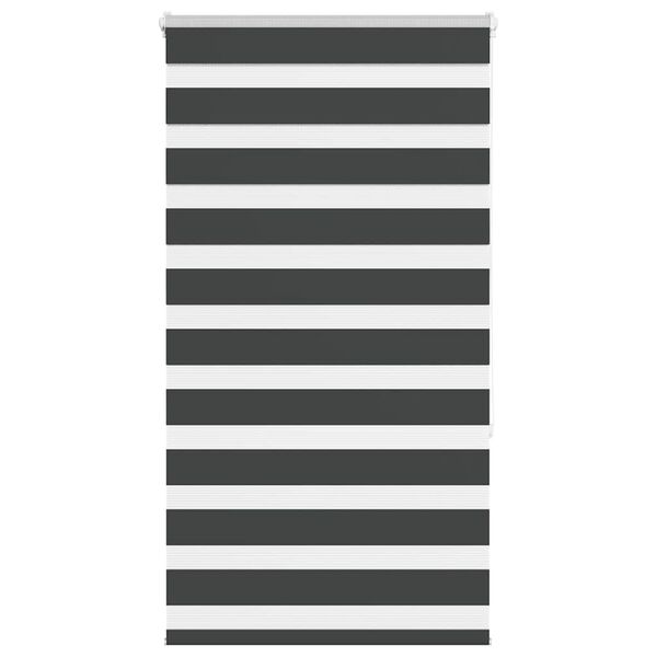 vidaXL Store z&egrave;bre noir 70x150 cm largeur du tissu 65,9 cm polyester