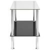 vidaXL Table basse Transparent 110x43x60 cm Verre tremp&eacute;