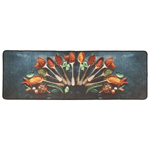 vidaXL Tapis de cuisine multicolore 60x180 cm lavable