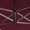 vidaXL Tente de réception pliable et parois Aluminium 4,5x3 m Bordeaux