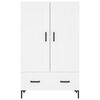 vidaXL Buffet haut blanc 69,5x31x115 cm bois d'ing&eacute;nierie