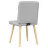 vidaXL Chaises &agrave; manger lot de 2 gris nuage tissu