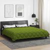 vidaXL Duvet d'hiver Vert et Anthracite 220 x 240 cm Microfibre