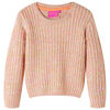 vidaXL Pull-over tricot&eacute; pour enfants rose doux 104