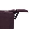 vidaXL Fauteuil de massage Violet Tissu