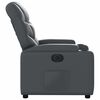 vidaXL Fauteuil inclinable électrique Gris Similicuir