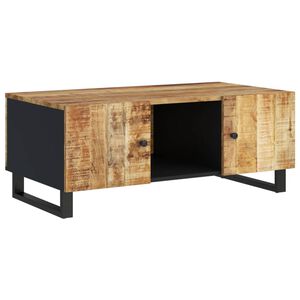 vidaXL Table basse 100x54x40cm bois de manguier solide et d'ing&eacute;nierie