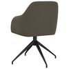 vidaXL Chaises &agrave; manger lot de 6 gris fonc&eacute; velours