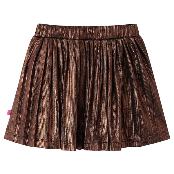 Jupe avec paillettes pour enfants cognac 140