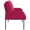 vidaXL Canap&eacute;s avec coussin 110cm Bordeaux Contreplaqu&eacute;