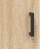 vidaXL Buffet haut Ch&ecirc;ne sonoma 34,5x34x180 cm Bois d'ing&eacute;nierie