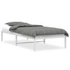vidaXL Cadre de lit métal sans matelas blanc 90x190 cm