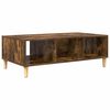 vidaXL Table basse Ch&ecirc;ne fum&eacute; 102 x 55 x 35 cm Bois d'ing&eacute;nierie