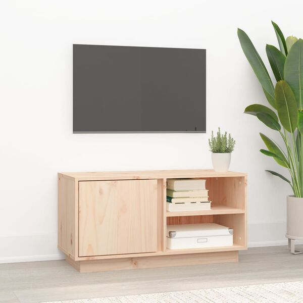 vidaXL Meuble TV 80x35x40,5 cm Bois de pin massif
