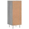 vidaXL Buffet Sonoma gris 34,5x34x90 cm Bois d'ing&eacute;nierie