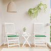 vidaXL Coussins de chaise de jardin lot de 2 vert 50x50x4 cm