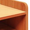 vidaXL Table de chevet Brun cire 38 x 36 x 29,5 cm Bois massif en pin