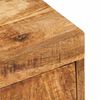vidaXL Table de chevet 2 pcs Marron Bois de mangue massif