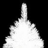 vidaXL Arbre de No&euml;l artificiel pr&eacute;-&eacute;clair&eacute; et boules blanc 150 cm