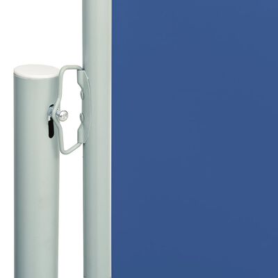 vidaXL Auvent latéral rétractable de patio 220x600 cm Bleu