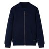 Sweatshirt pour enfants avec fermeture &eacute;clair bleu marine 116
