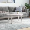 vidaXL Dessus de table blanc 80x40x2,5 cm bois de pin massif ovale