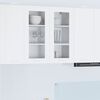 vidaXL Armoire suspendue Blanc 80 x 31 x 80 cm Bois d'ing&eacute;nierie