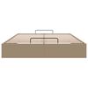 vidaXL Cadre de lit ottoman sans matelas cappuccino 140x200 cm