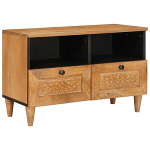 vidaXL Unites TV Marron Clair 70 x 33 x 46 cm Bois d'ing&eacute;nierie