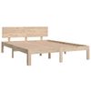 vidaXL Cadre de lit sans matelas bois de pin massif 140x190 cm