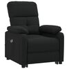 vidaXL Fauteuil de massage Noir Tissu