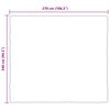 vidaXL Couverture en Fourrure de Lapin Synth&eacute;tique 4 pcs Blanc