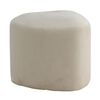 Venture Home Pouf Peg 46x46x41 cm Velours Blanc